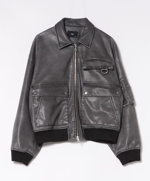 HARE ハレ ブルゾン HARE（ハレ） ジップアップブルゾン MEDIUM グレー メンズ : ZOZOTOWN