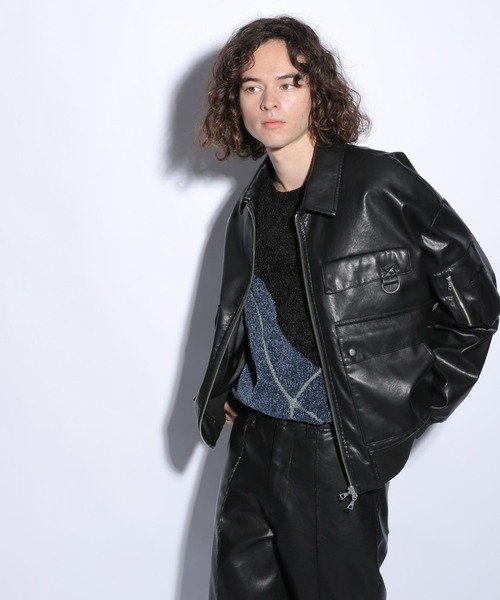 HARE（ハレ） ジップアップブルゾン MEDIUM グレー メンズ : ZOZOTOWN