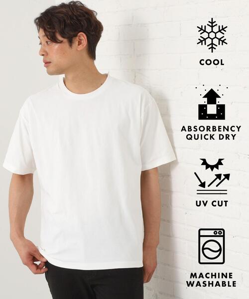 THE SHOP TK tシャツ パーフェクテックリンクス半袖Tシャツ 「接触冷感