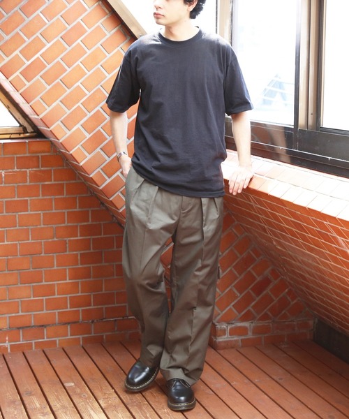 チノっち 8 マルチサイズ チノパン ツータックストレートチノパンツ メンズ