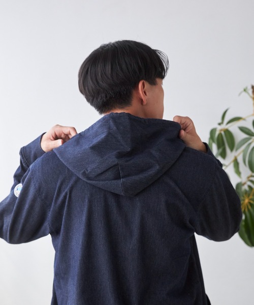 YANUK ヤヌーク デニムパーカー パーカー フルジップパーカー XS 期間限定展開アイテム＞YANUK(ヤヌーク) インディゴジップ