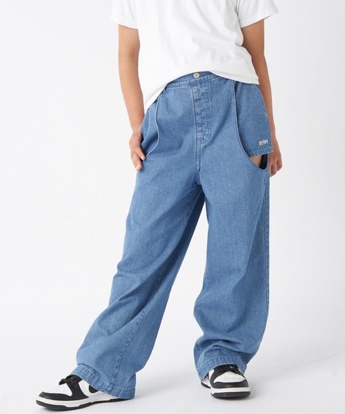 すぴあるぴあ repipi armario（レピピアルマリオ） パンツ カットデニムパンツ