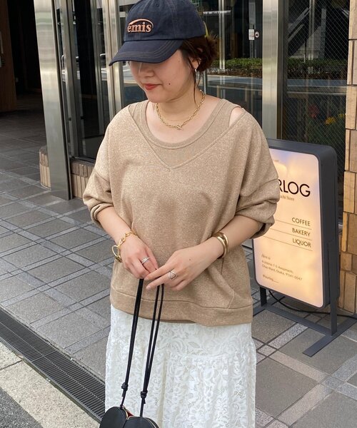 tシャツ 「インフルエンサーSAKURA企画」ラメスウェットタンクセット レディース DouDou tシャツ 「インフルエンサーSAKURA企画」ラメスウェット