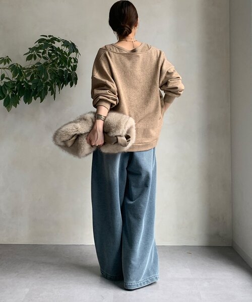 tシャツ 「インフルエンサーSAKURA企画」ラメスウェットタンクセット レディース DouDou tシャツ 「インフルエンサーSAKURA企画」ラメスウェット