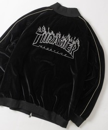 THRASHER（スラッシャー） スカジャン 「at」「THRASHER/スラッシャー