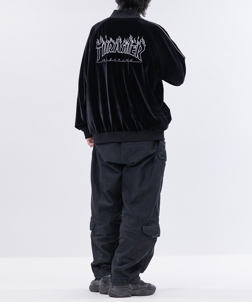 THRASHER（スラッシャー） スカジャン 「at」「THRASHER/スラッシャー