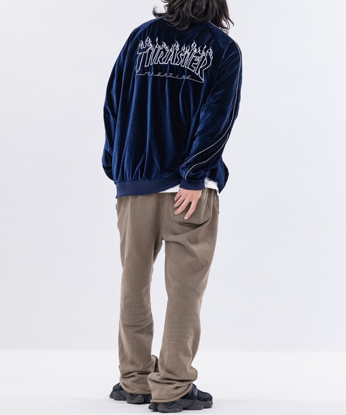 THRASHER（スラッシャー） スカジャン 「at」「THRASHER/スラッシャー