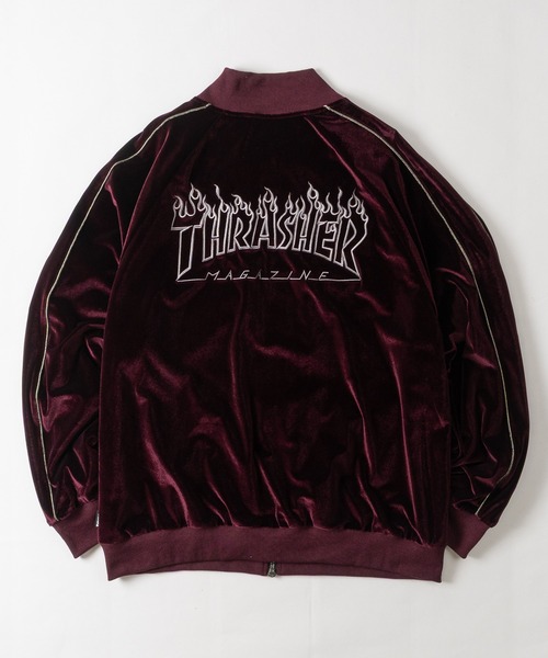THRASHER（スラッシャー） スカジャン 「at」「THRASHER/スラッシャー