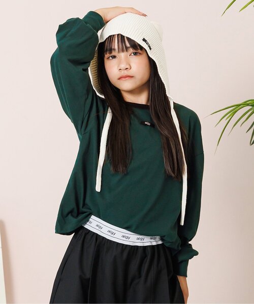 algy（アルジー） tシャツ ネームタグロンT キッズ 子供服 女の子