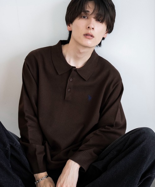 URU 19SS 今期新作！ニットポロ 未使用タグ付き ウル U.S. POLO ASSN.（ユーエスポロアッスン） ポロシャツ ∴WEGO/U.S.