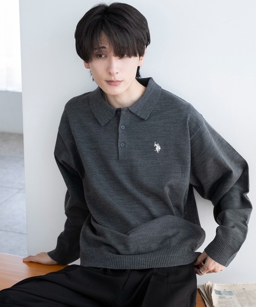 U.S. POLO ASSN.（ユーエスポロアッスン） セーター ニット ∴WEGO