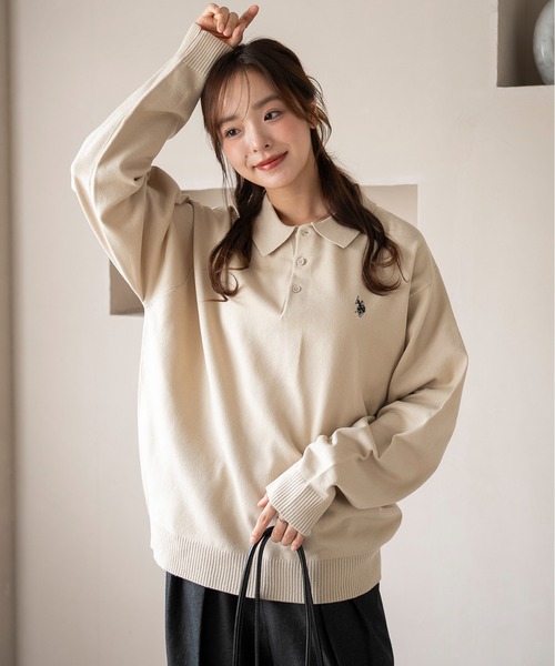 U.S. POLO ASSN.（ユーエスポロアッスン） セーター ニット ∴WEGO