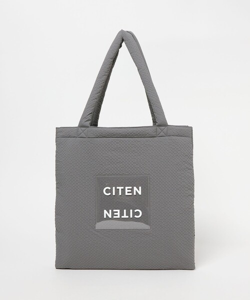 バッグ konitankonitan CITEN トートバッグ 「CITEN」バデッドクリアロゴトートチェック
