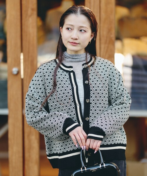 BEAMS HEART（ビームス ハート） カーディガン チロリアン ニット