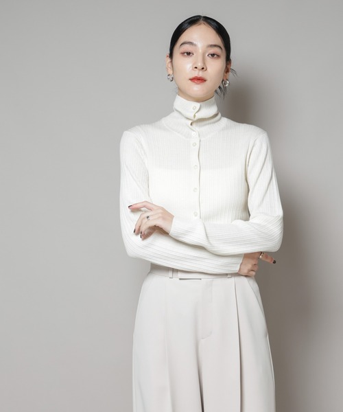 NANO universe（ナノ・ユニバース） ニット セーター 毛玉レスニット