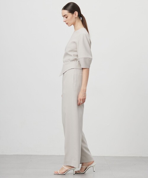 「ICB」 7分袖ブラウス 4 ネイビー レディース_画像6