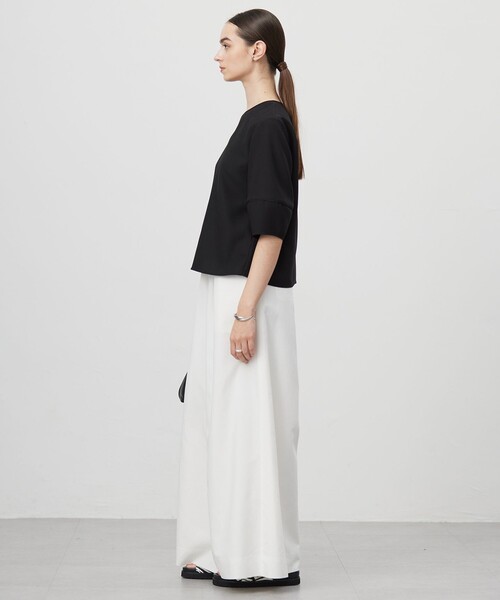 「ICB」 7分袖ブラウス 4 ネイビー レディース_画像9