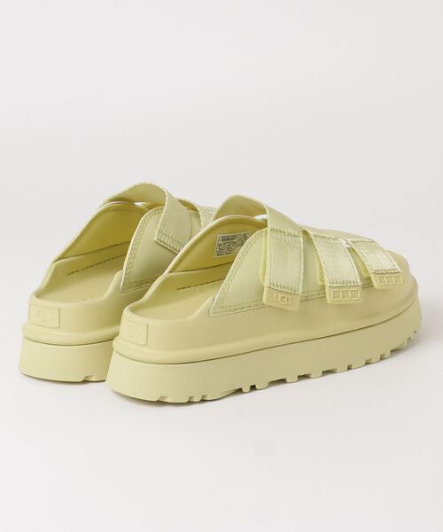 「UGG」 フラットサンダル 7 イエロー レディースの画像