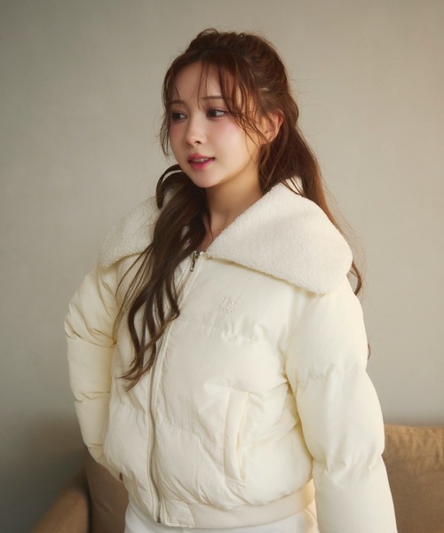 ❤️【美品】NOELA ブラックファー付きキルティングダウンジャケット❤️ ❤️【美品】NOELA ブラックファー付きキルティングダウンジャケット❤️