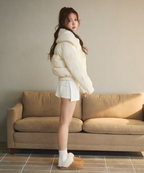 セール】キルティングラメボアダウン（ダウンジャケット/コート