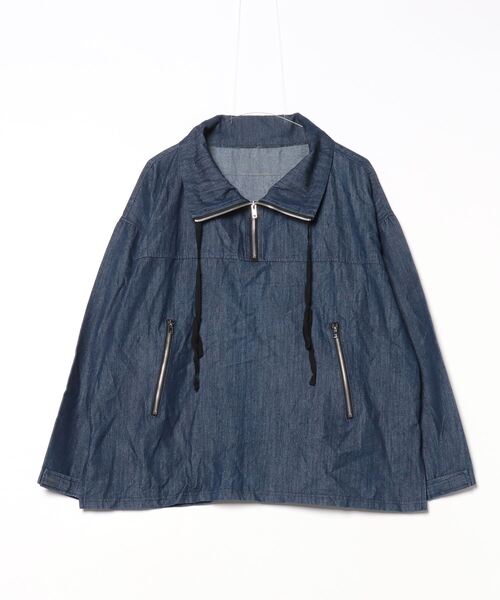 antiqua /tree cafe ドッキングデニムジャケット antiqua（アンティカ） 「tree cafe」デニムジャケット M ノン