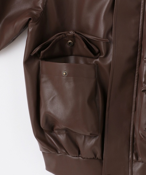 by LOVEiT 革ジャン ライダース 衿ファー合成皮革ジャケット キッズ