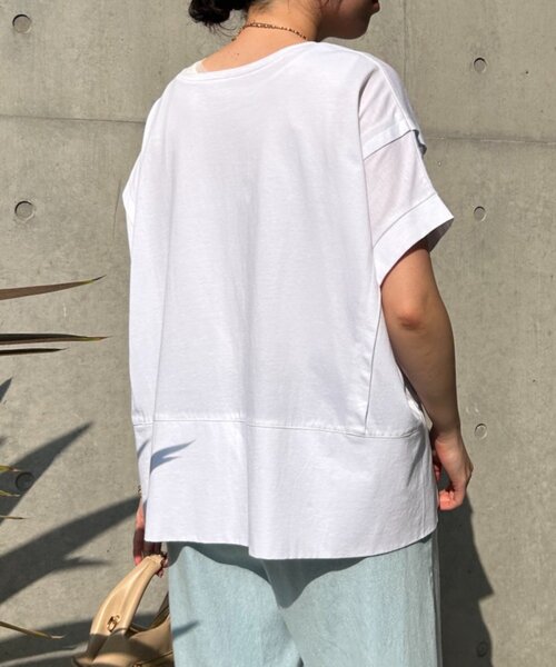 「Jena espace merveilleux」 半袖カットソー FREE ブラック レディース_画像8