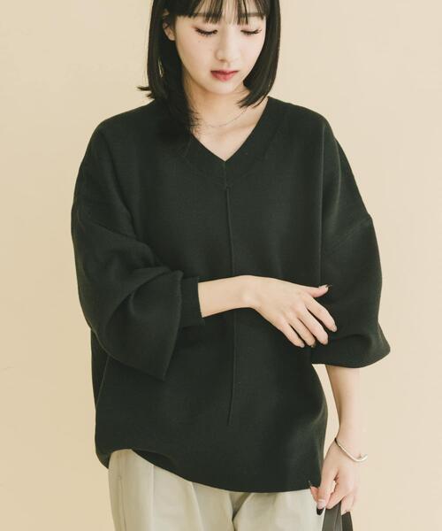 【新品】ＵＲＢＡＮ ＲＥＳＥＡＲＣＨ アーバンリサーチ Vネック薄手セーター ITEMS URBANRESEARCH（アイテムズ アーバンリサーチ） ニット セーター