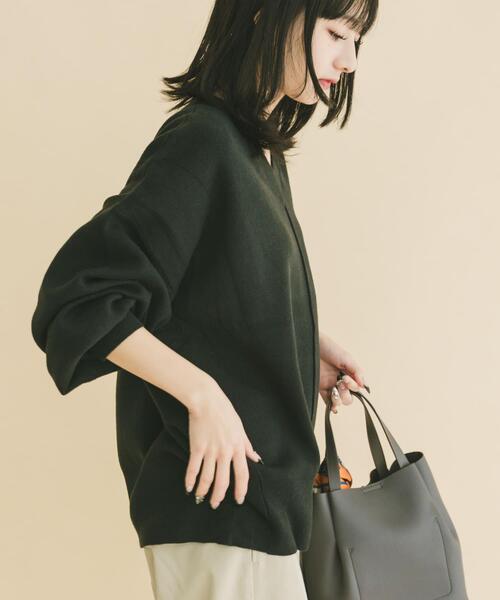 【新品】ＵＲＢＡＮ ＲＥＳＥＡＲＣＨ アーバンリサーチ Vネック薄手セーター ITEMS URBANRESEARCH（アイテムズ アーバンリサーチ） ニット セーター
