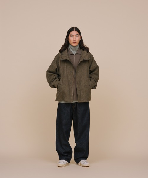 ADAM ET ROPE'（アダムエロペ） ジップアップブルゾン S グレー系