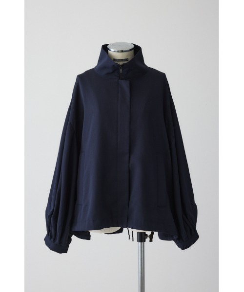RIM.ARK ブルゾン アウター Stand collar tuck sleeve BZ スタンド