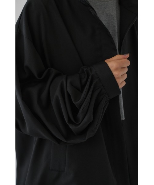 RIM.ARK ブルゾン アウター Stand collar tuck sleeve BZ スタンド