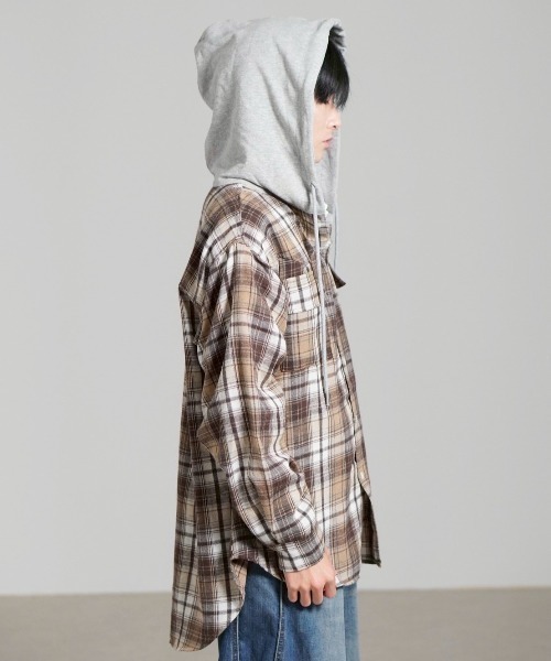 chikashitsu+ シャツ Chikashitsu+（チカシツプラス） シャツ メンズ レディース : ZOZOTOWN