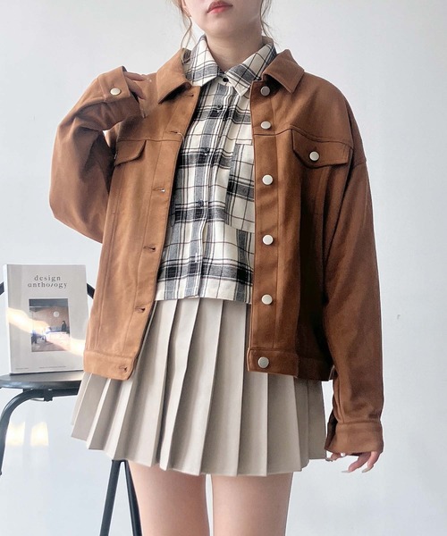 AS KNOW AS（アズノゥアズ） ブルゾン アウタースウェード ダブル