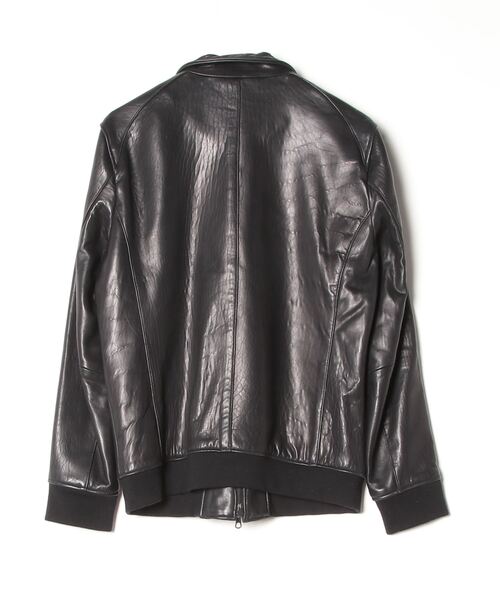 NANO universe（ナノ・ユニバース） レザージャケット L ブラック