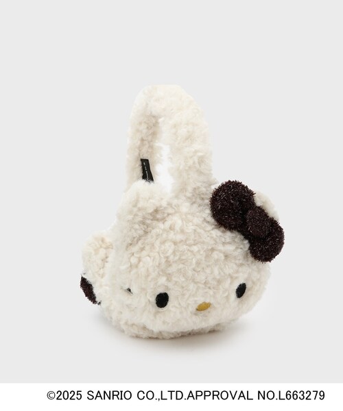 OPAQUE.CLIP ハローキティ　ふわふわイヤマフ　茶　　豹柄 OPAQUE.CLIP（オペークドットクリップ） 耳当て イヤーマフ 「ハロー