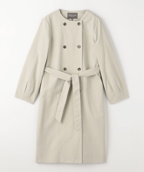 アドーア　ノーカラー　コート　トレンチコート ADORE ノーカラーコート アドーア ノーカラー コート トレンチコート