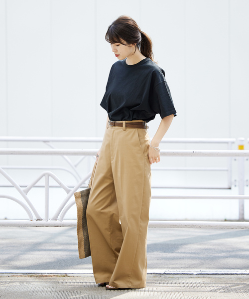 「JOURNAL STANDARD」 半袖Tシャツ FREE ブラック レディース_画像6