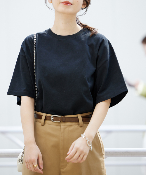 「JOURNAL STANDARD」 半袖Tシャツ FREE ブラック レディース_画像7