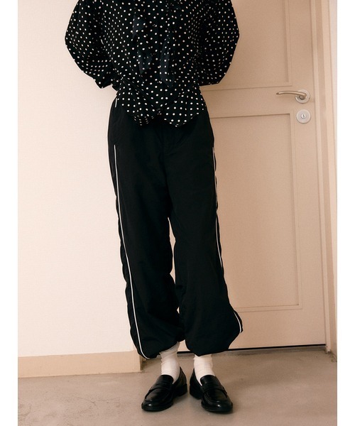 Henon. パンツ SIDE LINE NYLON PANTS レディース : ZOZOTOWN Yahoo!店