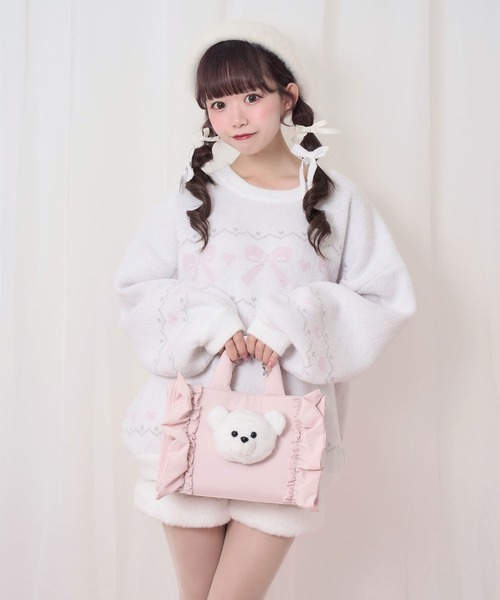 Honey Cinnamon（ハニーシナモン） トートバッグ シナモンパッチフリル
