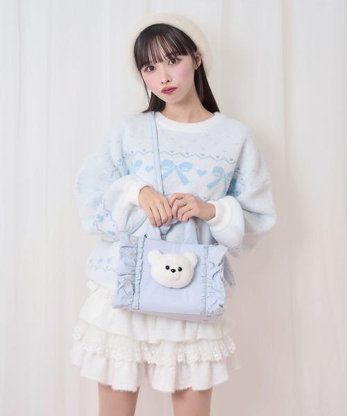 Honey Cinnamon（ハニーシナモン） トートバッグ シナモンパッチフリル