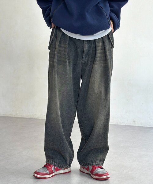 CPCM（シーピーシーエム） ジーンズ 裏起毛ミリタリーデニム メンズ