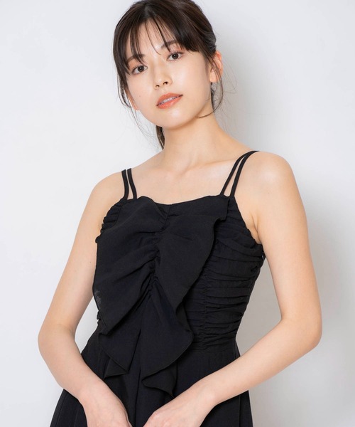 「NOELA」 キャミソールワンピース M ブラック レディース_画像6