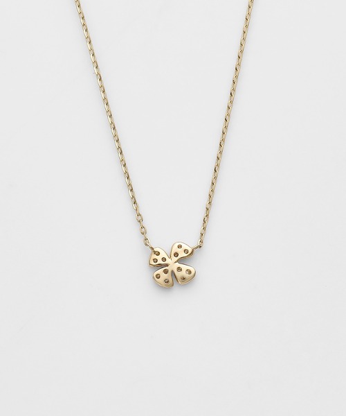 agete（アガット） ネックレス K10ダイヤモンドネックレス（0.05ct