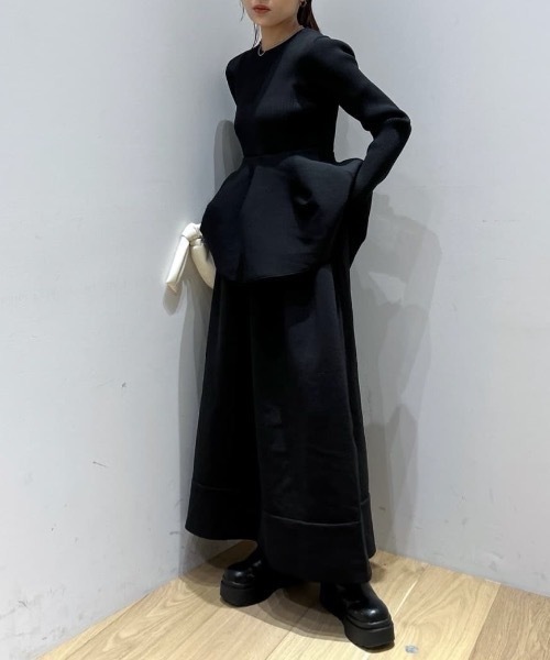 STYLEMIXER（スタイルミキサー） ワンピース ドッキングフォルムニット