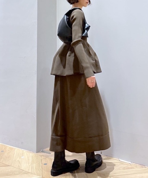 STYLEMIXER（スタイルミキサー） ワンピース ドッキングフォルムニット