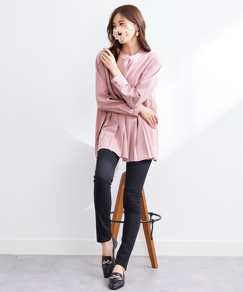 「CHAN ME」 長袖チュニック LARGE ホワイト レディース_画像6