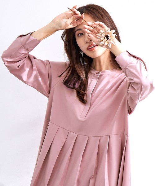 「CHAN ME」 長袖チュニック LARGE ホワイト レディース_画像8