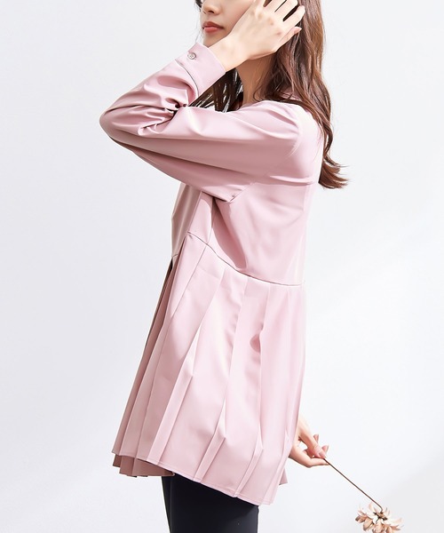 「CHAN ME」 長袖チュニック LARGE ホワイト レディース_画像9